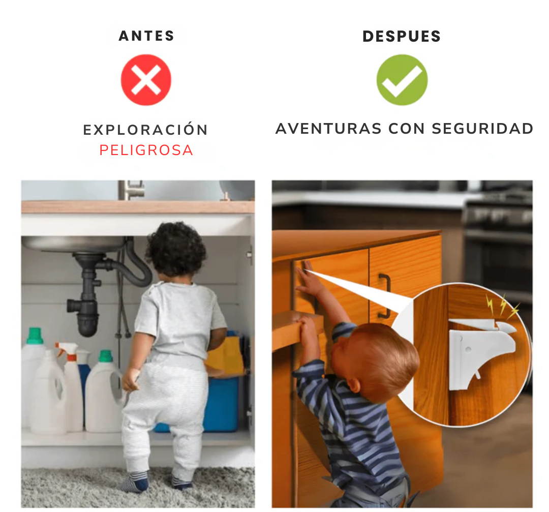 CERRADURA INVISIBLE CON LLAVE MAGNÉTICA