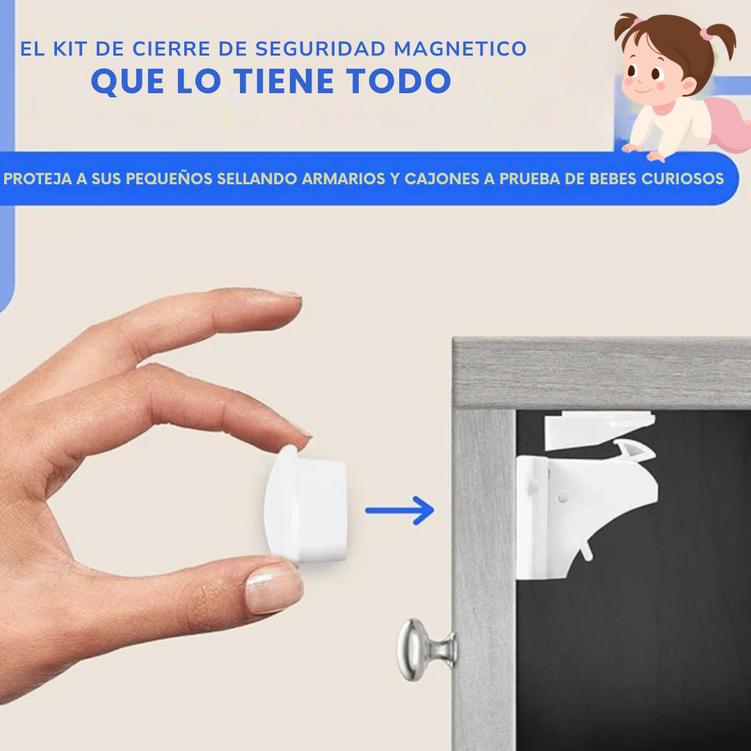 CERRADURA INVISIBLE CON LLAVE MAGNÉTICA