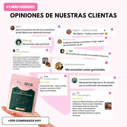 GOMINOLAS PARA EL EQUILIBRIO FEMENINO