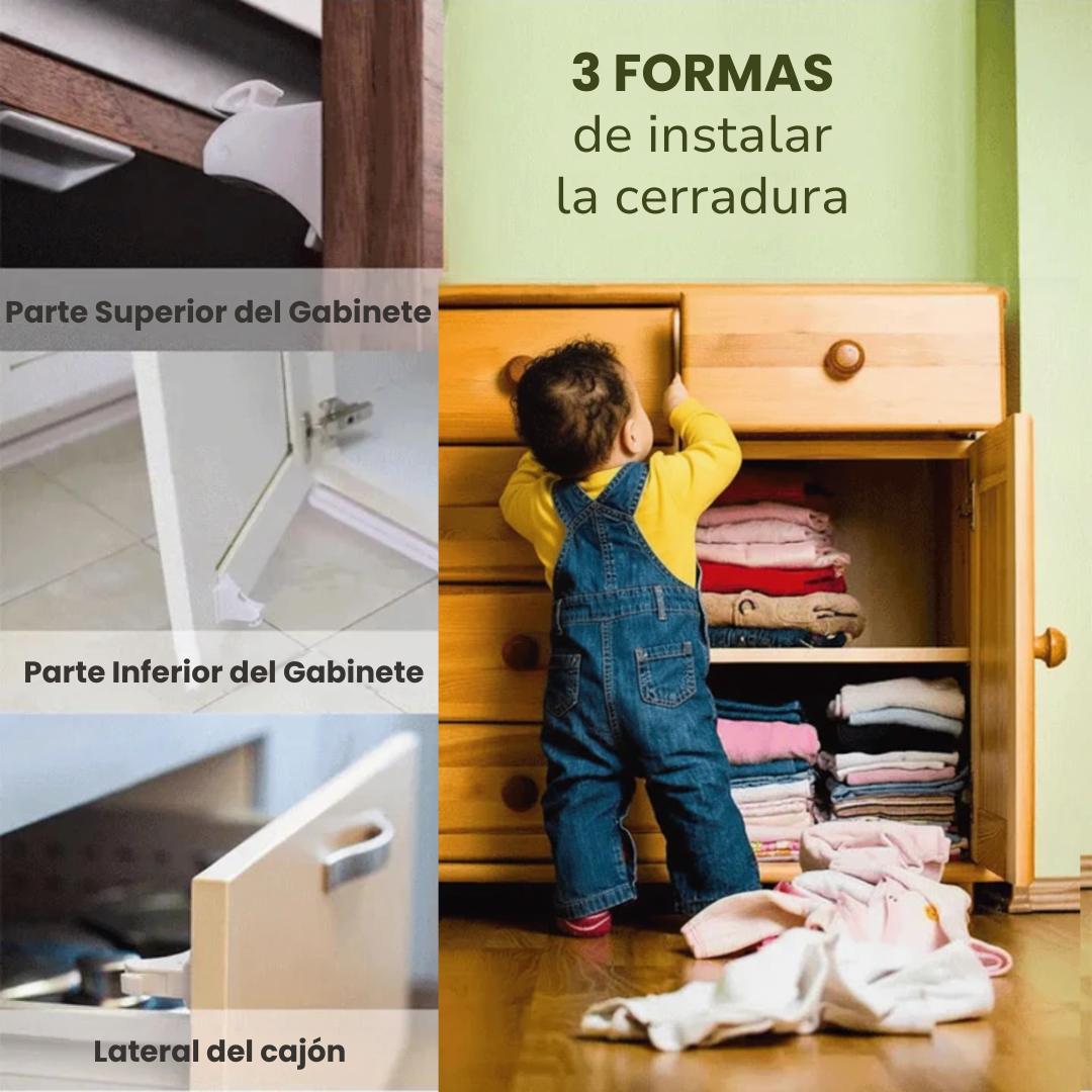 CERRADURA INVISIBLE CON LLAVE MAGNÉTICA