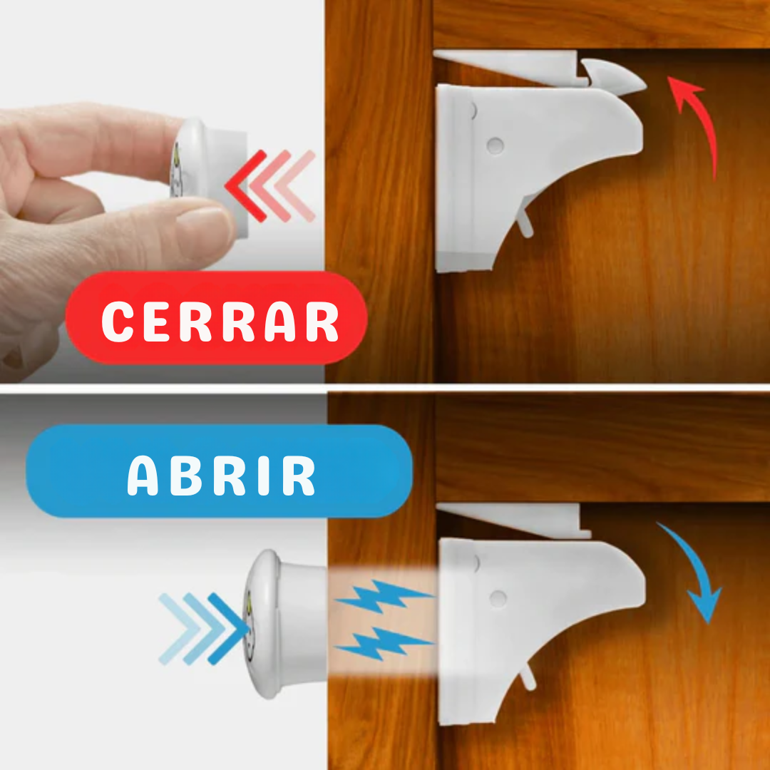 CERRADURA INVISIBLE CON LLAVE MAGNÉTICA